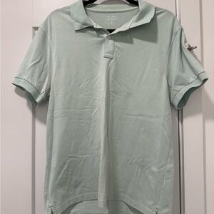J Crew Light Green Polo Shirt
